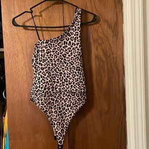 Cheetah print onesie